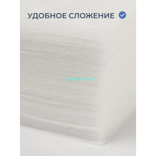Салфетка 20*20 пачка белый White line 100шт