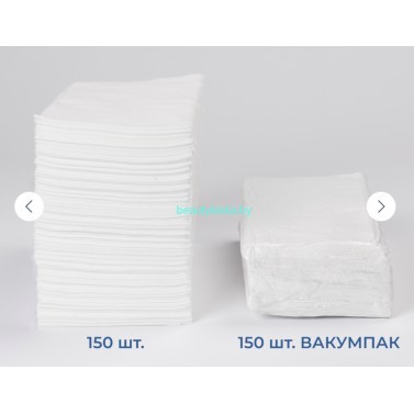 Полотенце 35х70 вакумпак Выбор белый White line 150шт