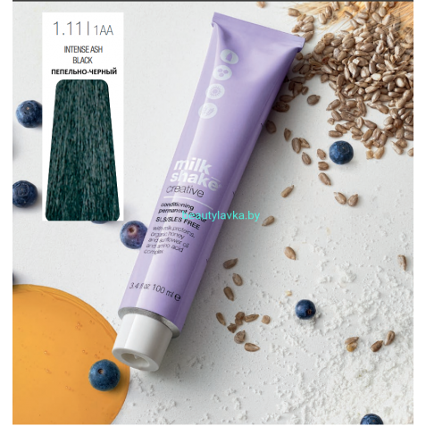 Крем-краска Z.One Concept Milk Shake Creative 1.11 пепельно-черный 100 мл