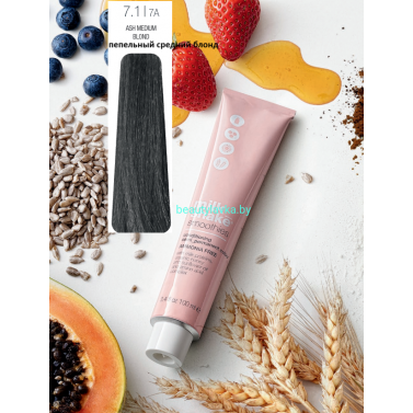 Крем-краска Z.One Concept Milk Shake Smoothies 7.1 пепельный средний блондин 100 мл