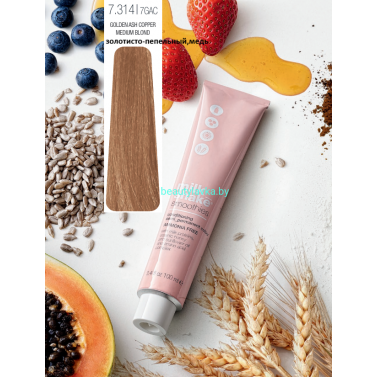 Крем-краска Z.One Concept Milk Shake Smoothies 7.314 золотисто-пепельный,медь 100 мл