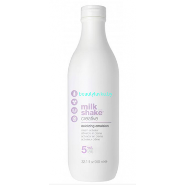 Эмульсия оксидант Z.One Concept Milk Shake Creative для волос 5 vol. 1,5%  950 мл.