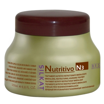 Крем для волос BES N3 Silkat Nutritivo Beauty&Science Питательный (250мл)