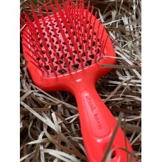 Расческа для волос Janeke Superbrush With Soft Moulded Tips Красный