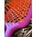 Щетка для волос розовая с оранжевыми зубчиками Janeke Superbrush