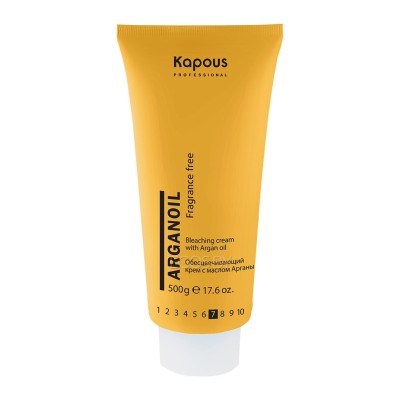 Обесцвечивающий и Осветляющий крем с маслом арганы для волос KAPOUS Arganoil Bleaching Cream 500 мл
