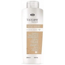 Шампунь для блеска поврежденных волос Lisap Top Care® Repair Elixir Care Shampoo Illuminante 500мл