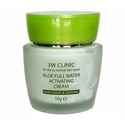 [3W CLINIC] Крем для лица Aloe Full Water Activating 50 гр