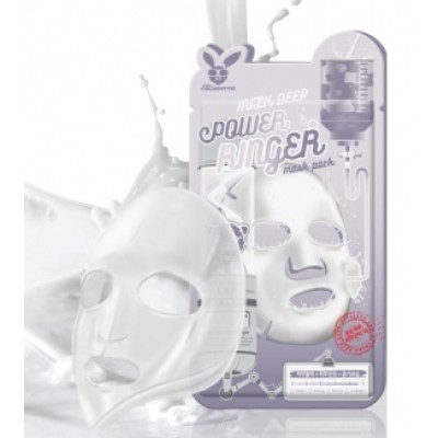 [Elizavecca] Тканевая маска д/лица с Молоком MILK DEEP POWER Ringer mask pack, 23 мл